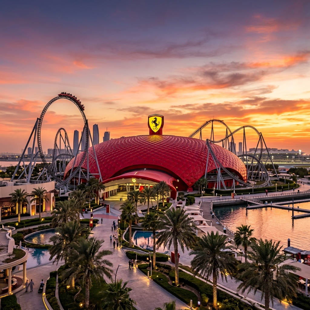 Ferrari World and Yas Island Abu Dhabi